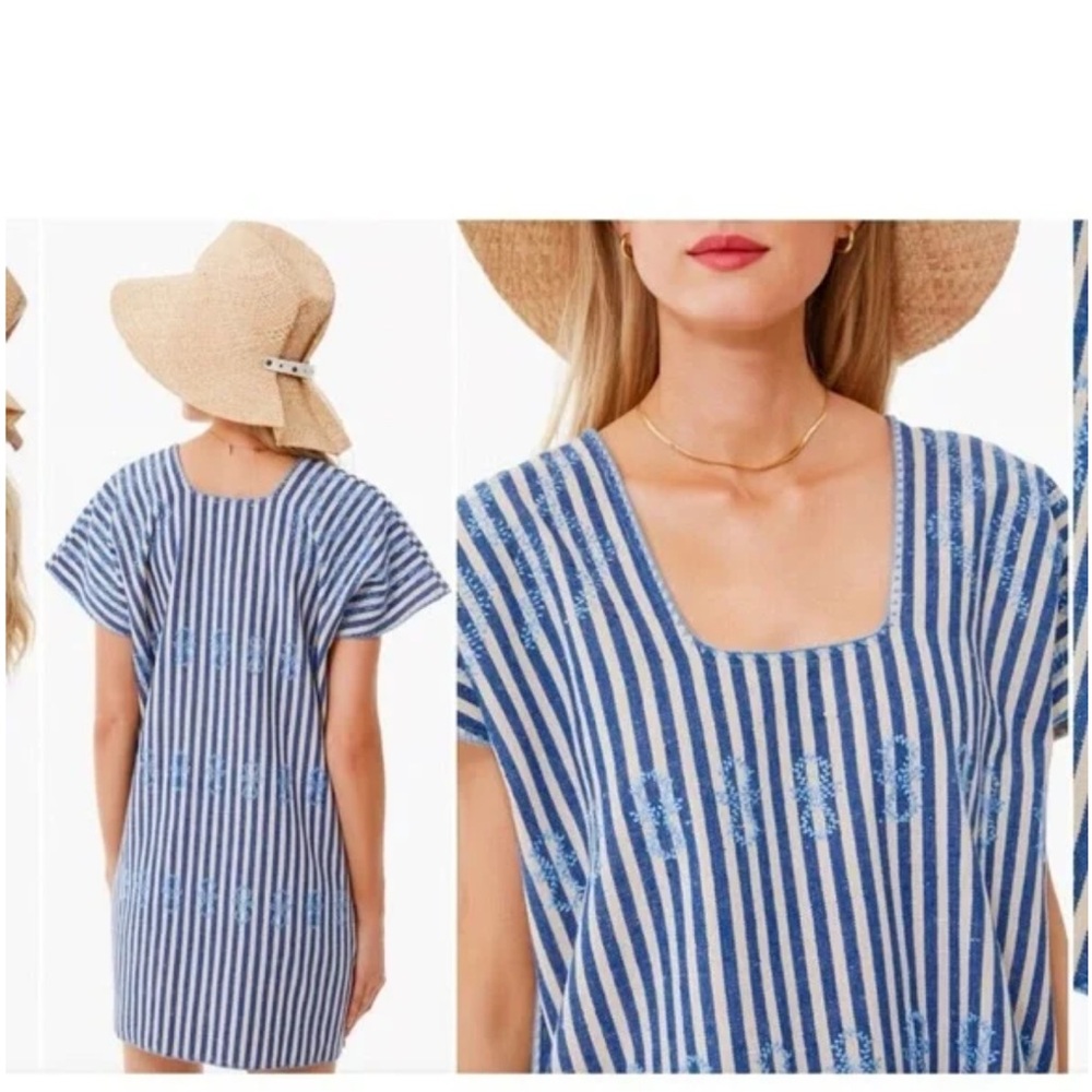 Tuckernuck Blue and White Striped Tunic Dress